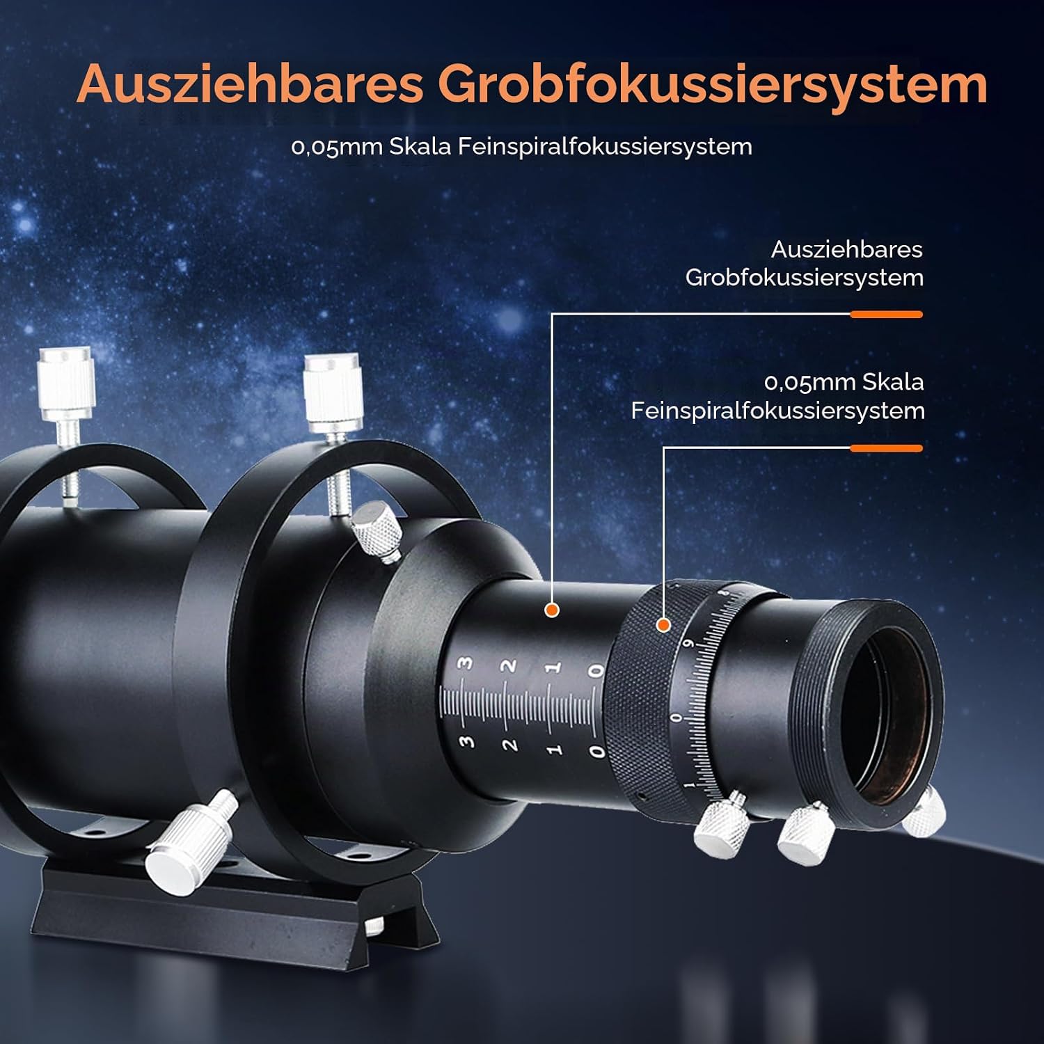 Detalle 2 de Svbony SV106 Guidescope 60mm für Astrofotografie