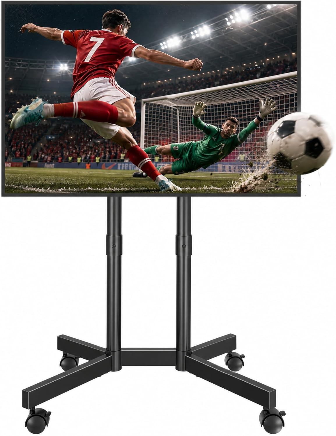 Detalle de BONTEC TV Ständer Rollbar 32–70 Zoll