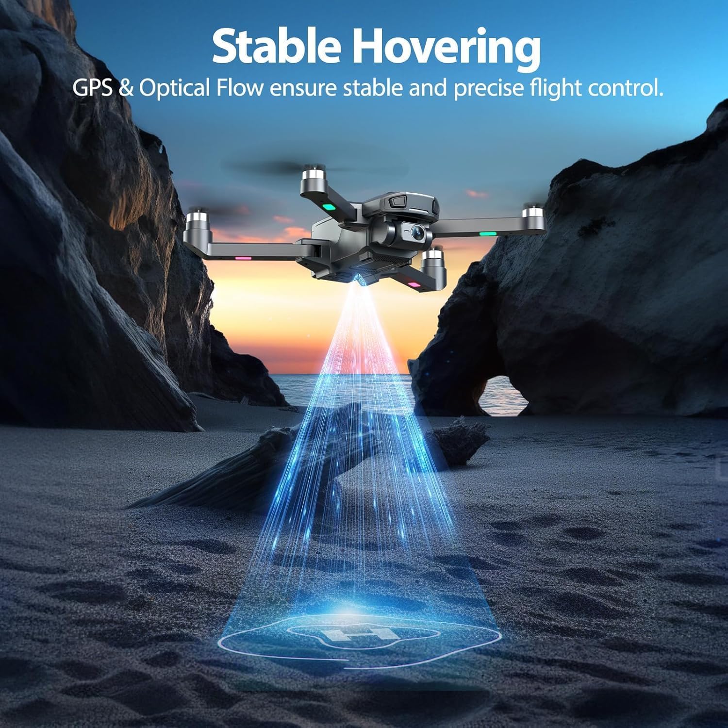 Thumbnail 5 de DEERC D35Pro 4K GPS RC Drone with Controller HD Screen, 5G Transmission and Follow Me