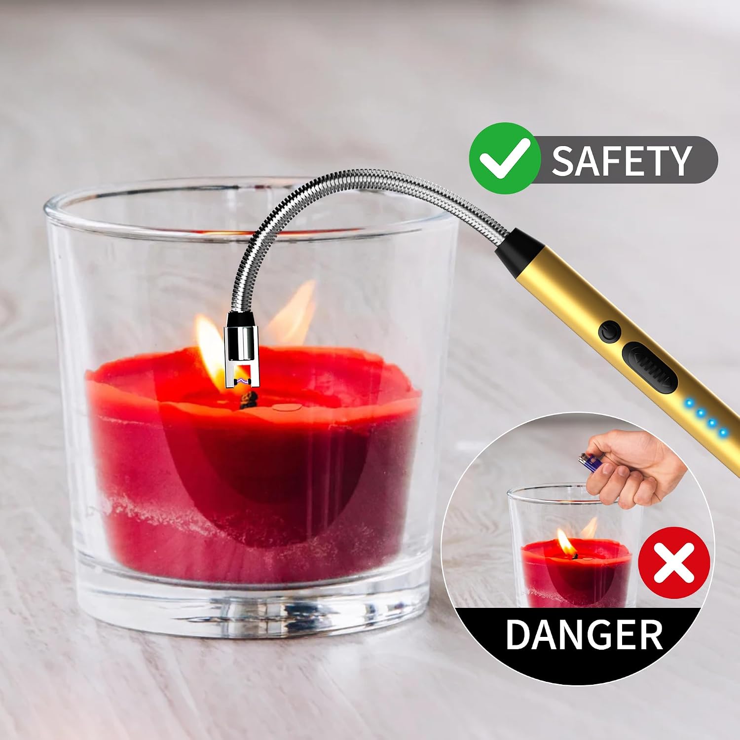 Thumbnail 4 de NorOasis Electric Candle Lighters, 2-Pack