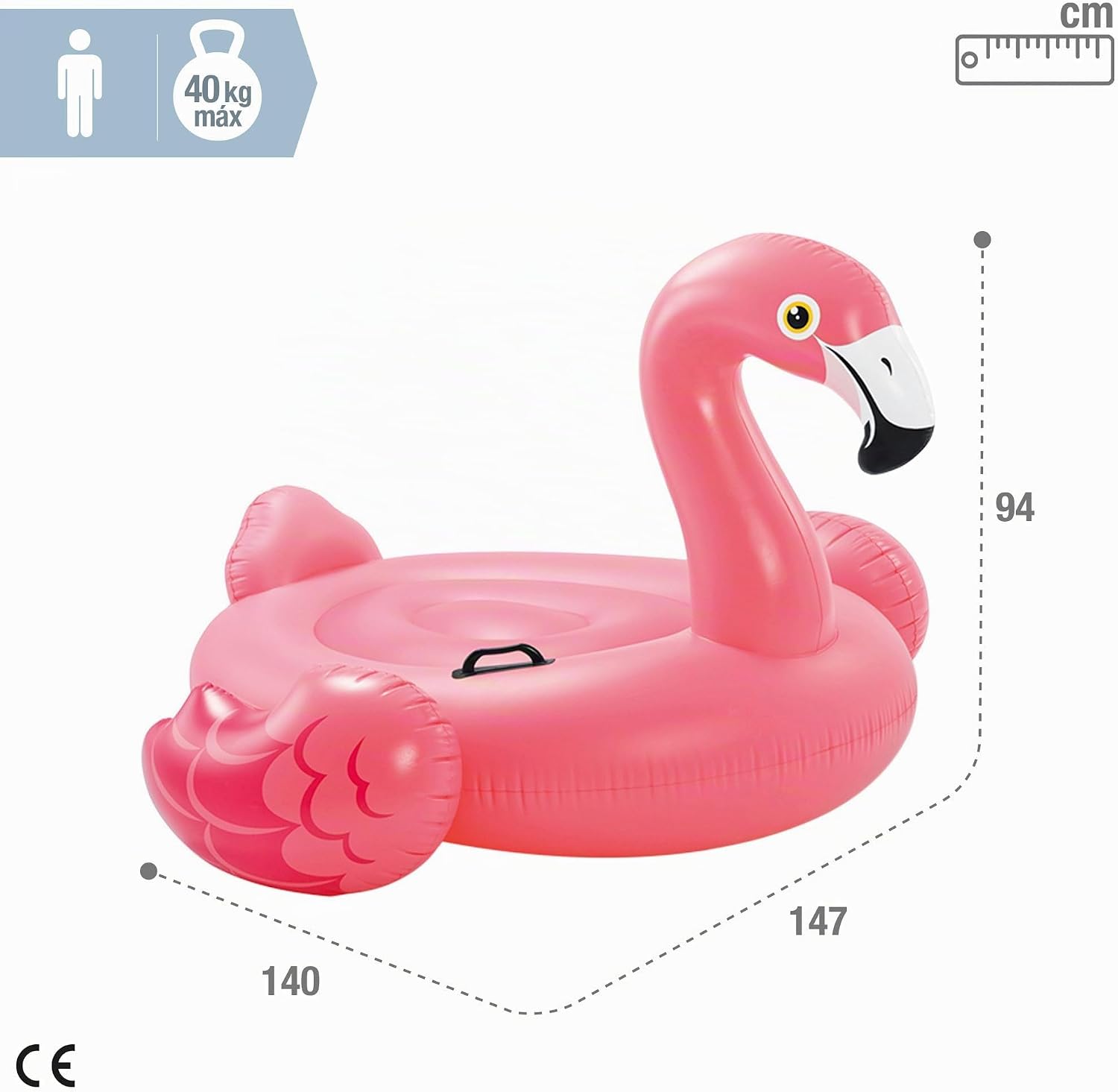 Thumbnail 4 de Intex Flamingo Reittier 147x140x94 cm