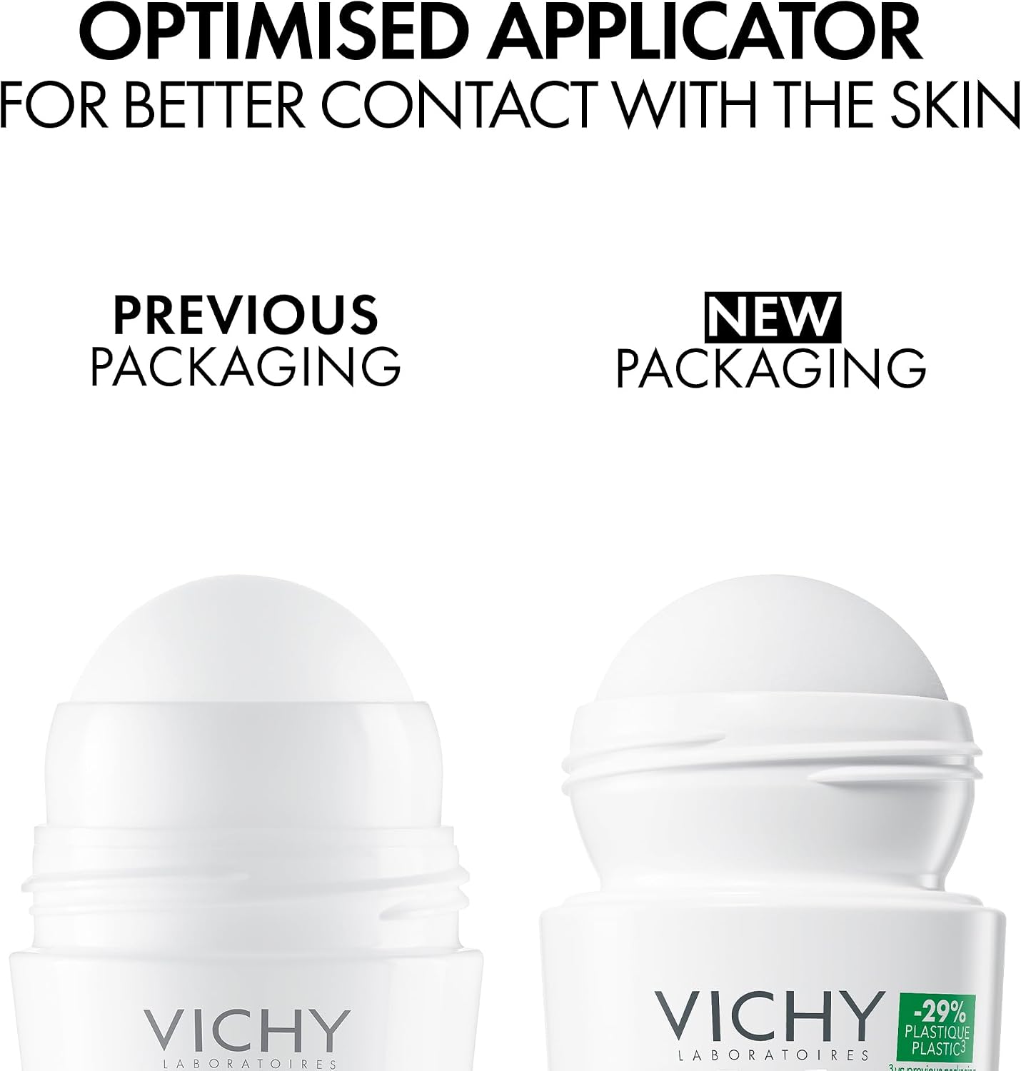 Thumbnail 2 de Vichy Dermo-Tolerance 72HR Stress Resist Roll-On Anti-Perspirant for Sensitive Skin (50ml)