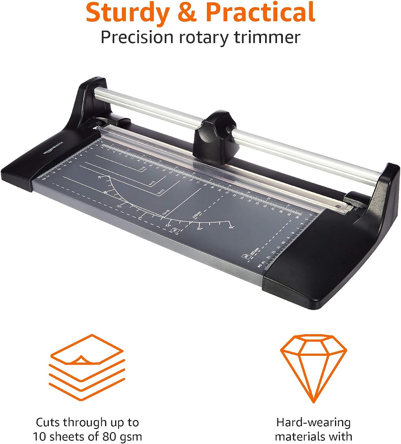 Detalle 2 de Amazon Basics roll cutting machine for paper, A4
