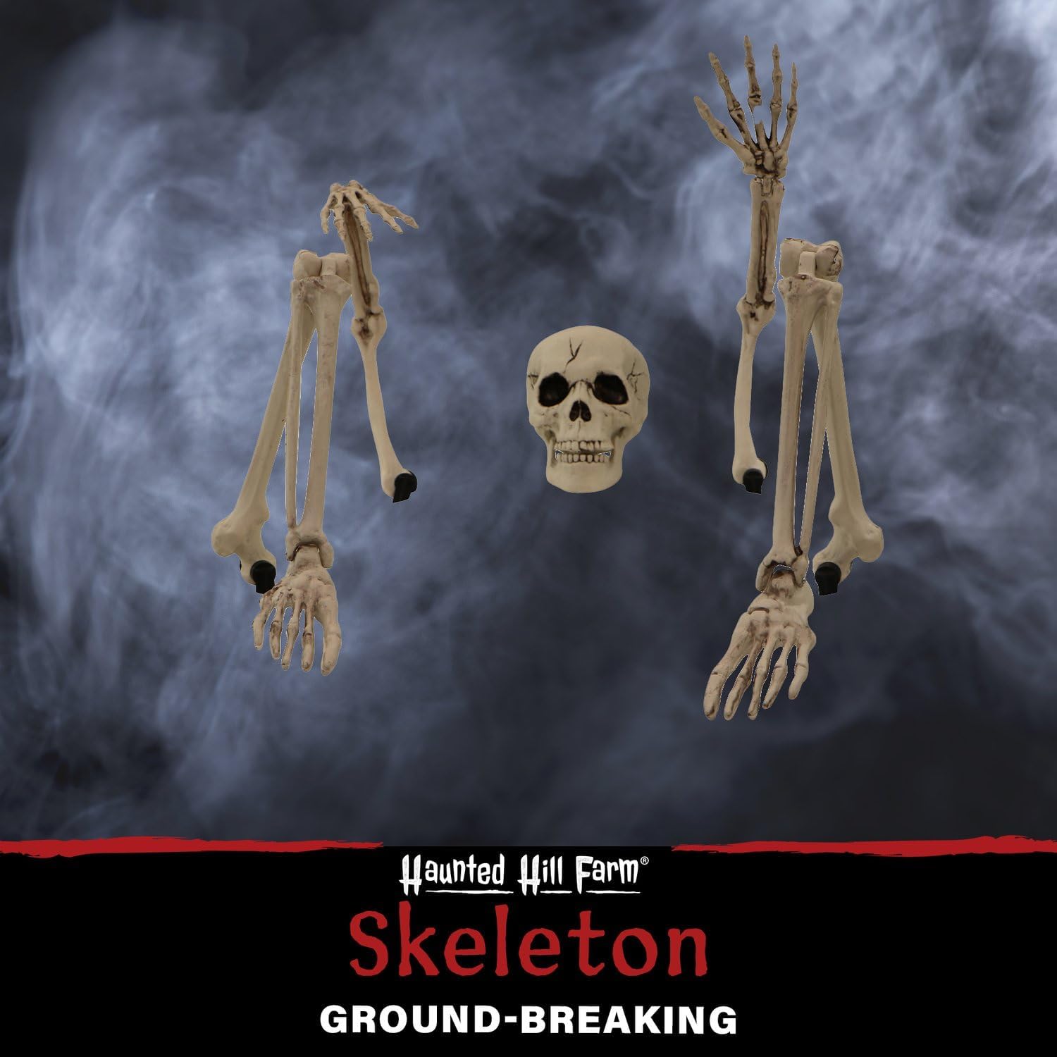 Detalle de Haunted Hill Farm Skeleton Stakes