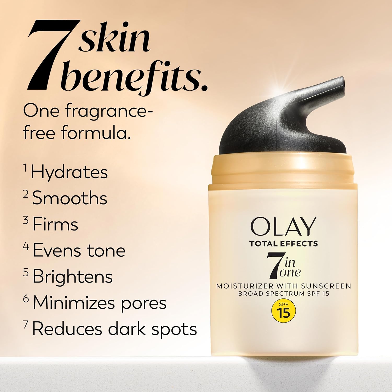 Thumbnail 4 de OLAY Total Effects 7-in-1 Face Moisturizer SPF 15 1.7 oz