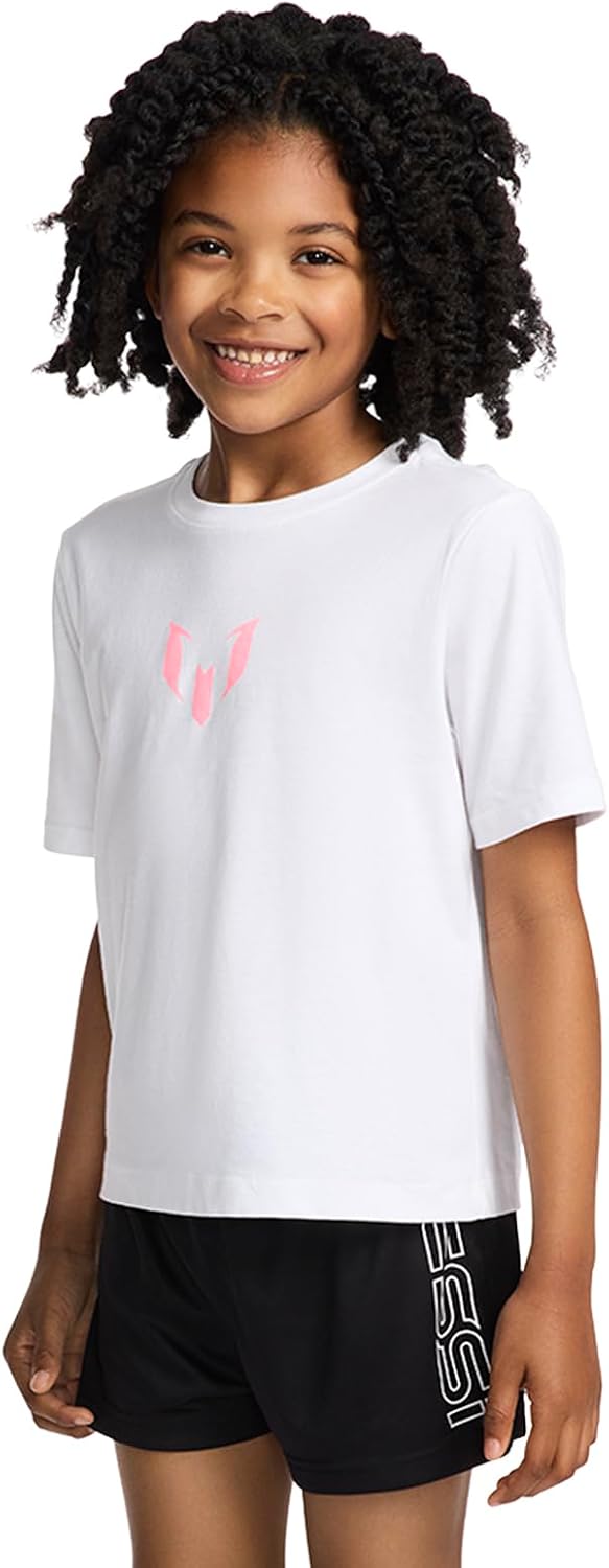 Thumbnail 2 de Messi Girls' Lifestyle Short Sleeve T-Shirt (Slim-Fit Graphic Tee) - Cotton Blend