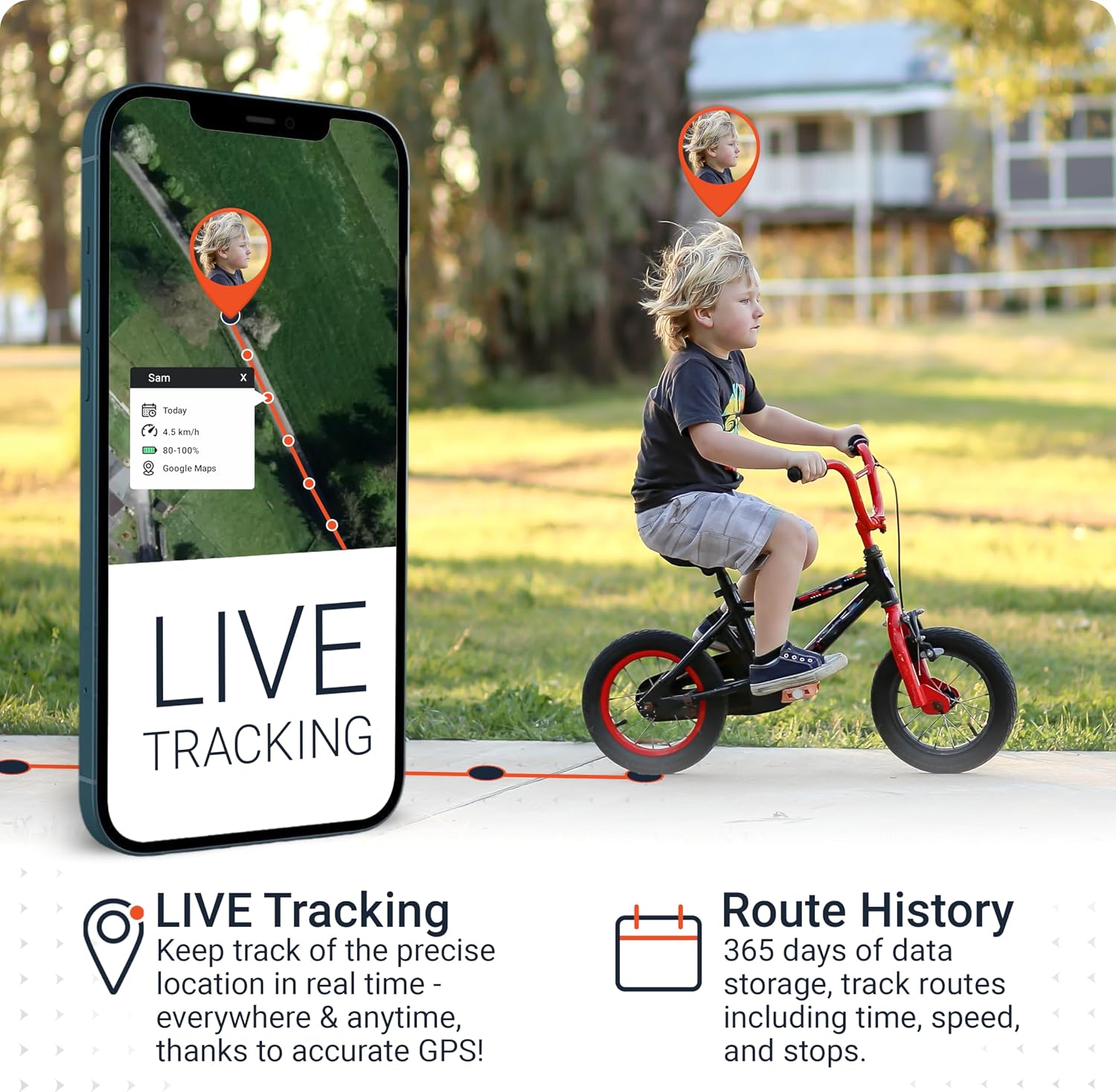 Detalle 2 de PAJ Mini GPS Tracker 4G – GPS-spårare med SOS-knapp och röstmeddelanden