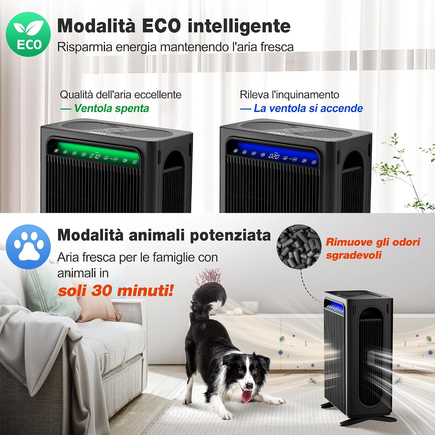 Thumbnail 3 de KNKA Purificatore d'aria APH4000: libero da polline, peli e odori in ambienti fino a 120 m²