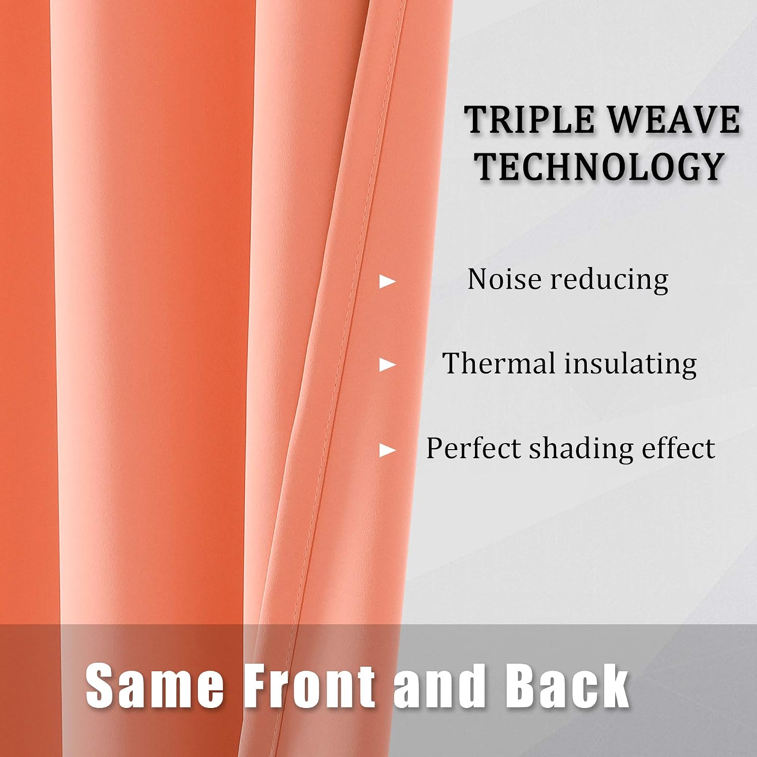 Detalle 1 de DUALIFE Blackout Curtains 108-Inch