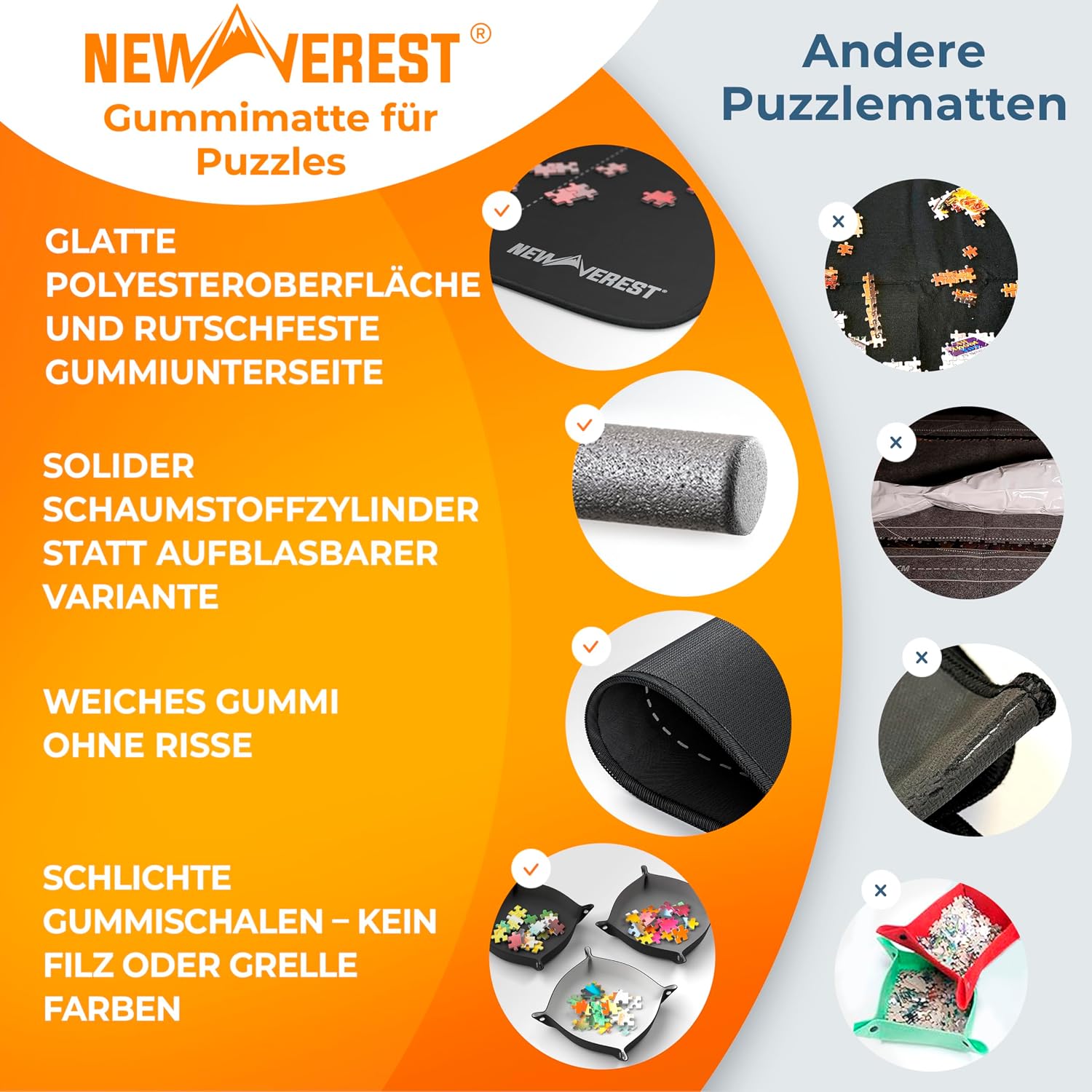 Thumbnail 3 de Newverest Puzzlematte 117x66 cm 1500 Teile