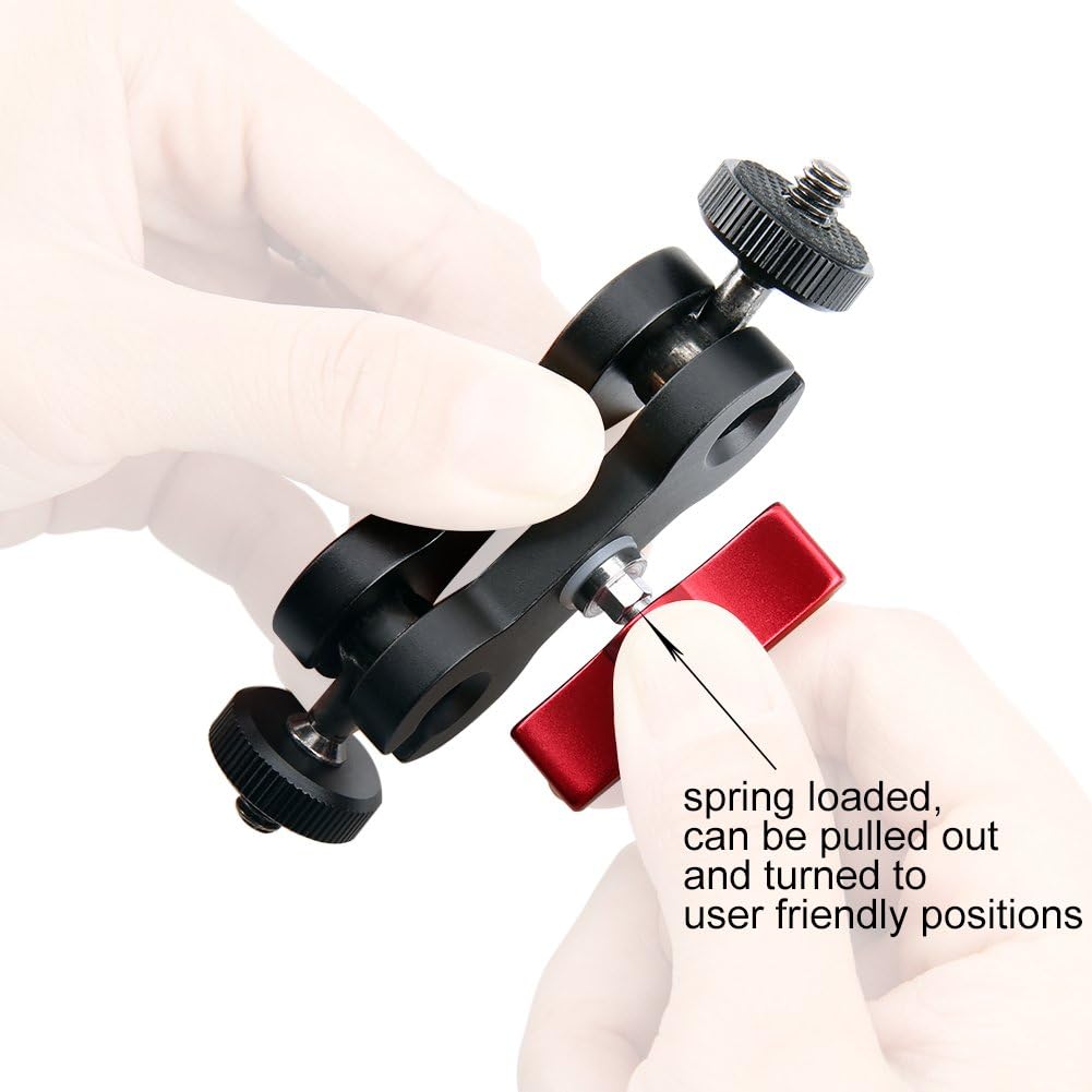 Thumbnail 4 de NICEYRIG Articulating Arm with Double Ballhead 1/4" ๐ฅ
