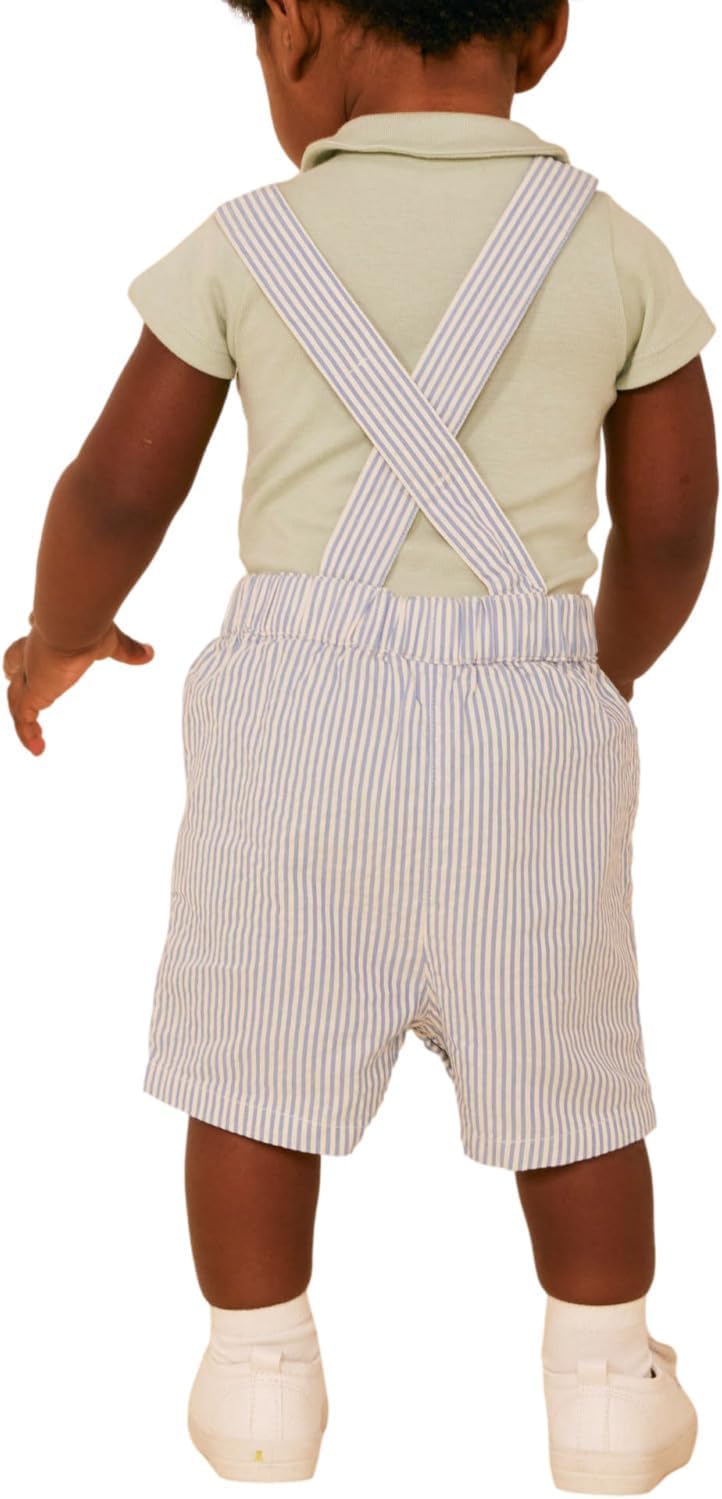 Thumbnail 5 de Salopette courte bébé garçon Petit Bateau