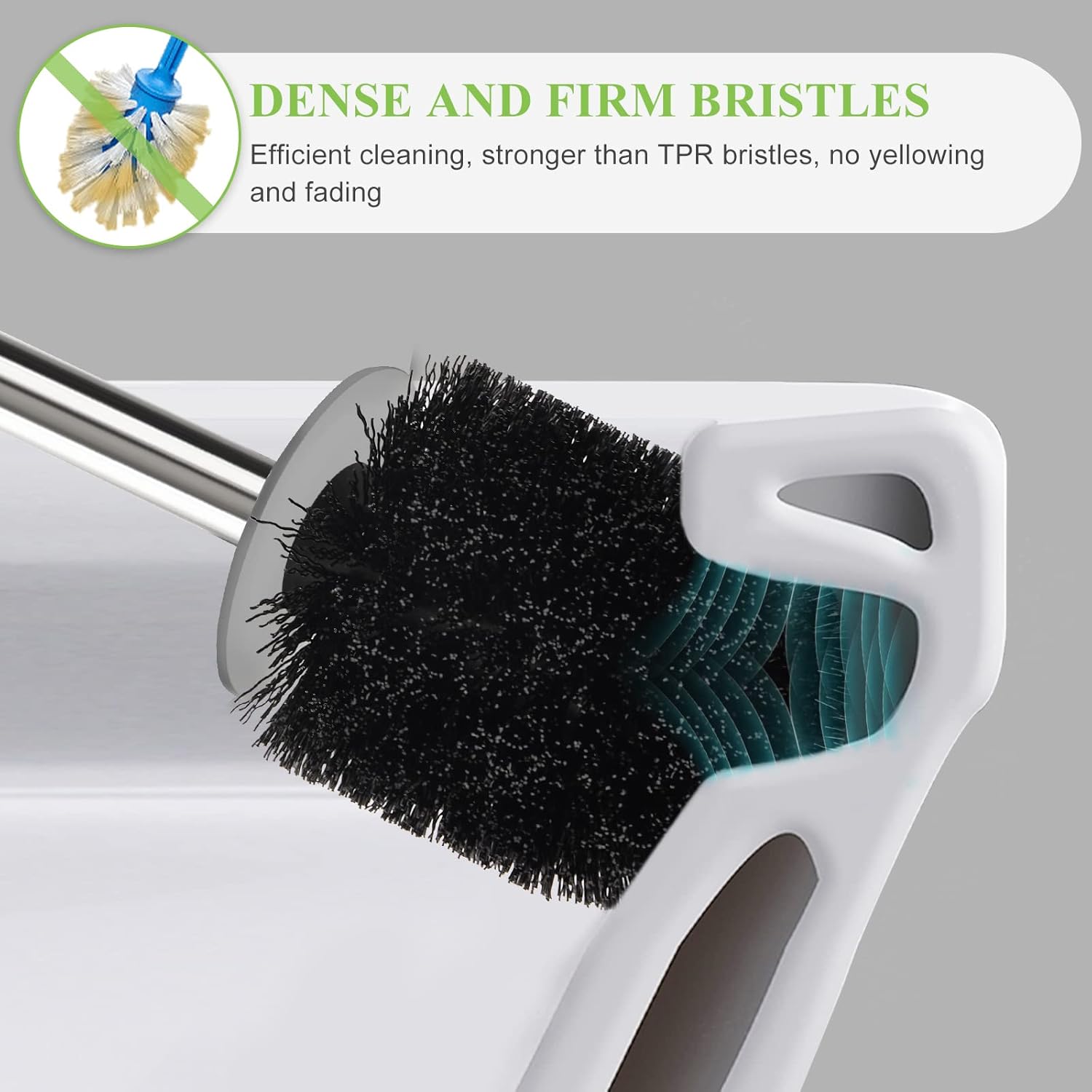Detalle 2 de AONEZ Compact Toilet Brush 5.1" 🧽