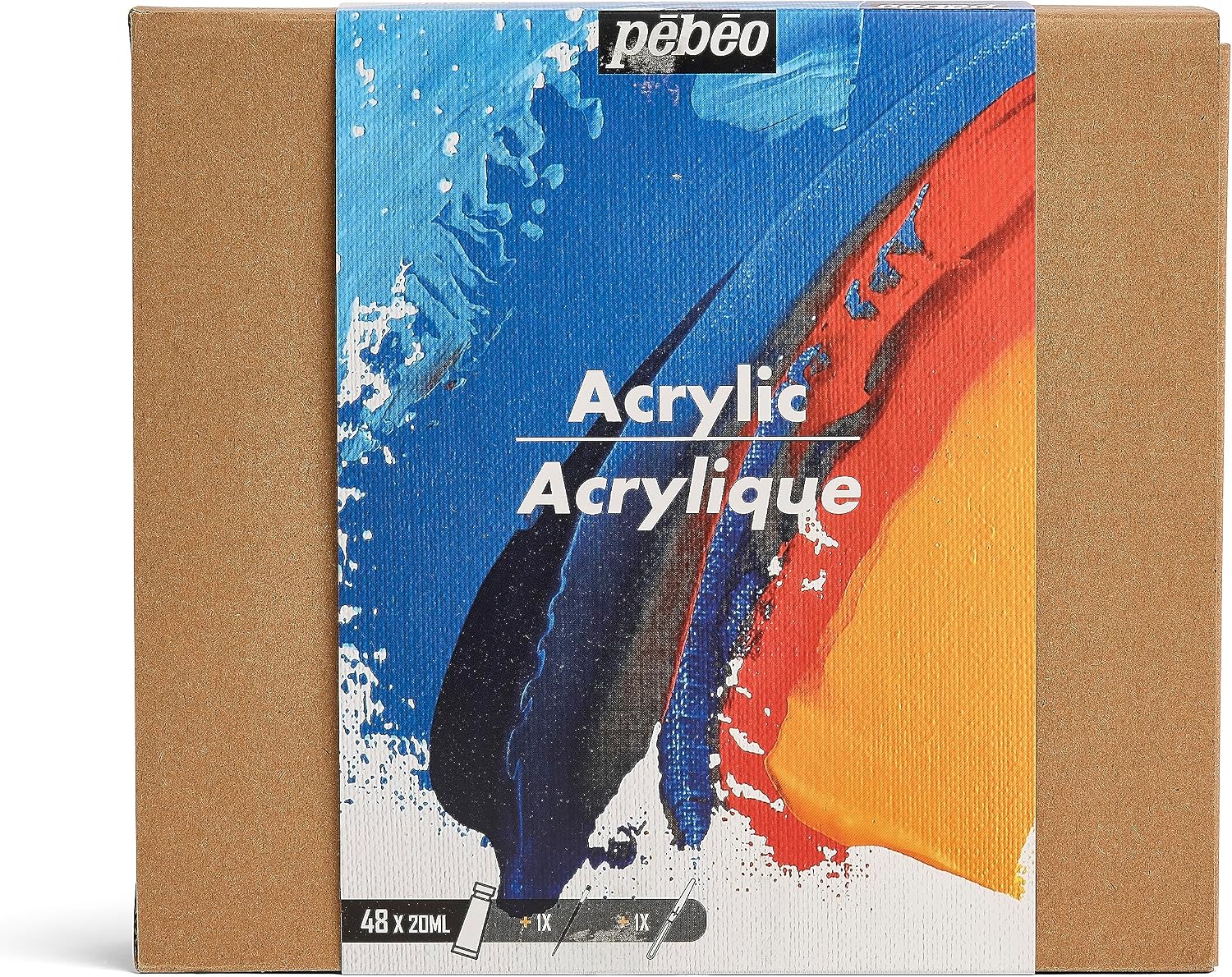 Thumbnail 3 de Pebeo Studio Acrylics – zestaw 48 farb akrylowych 20 ml z akcesoriami