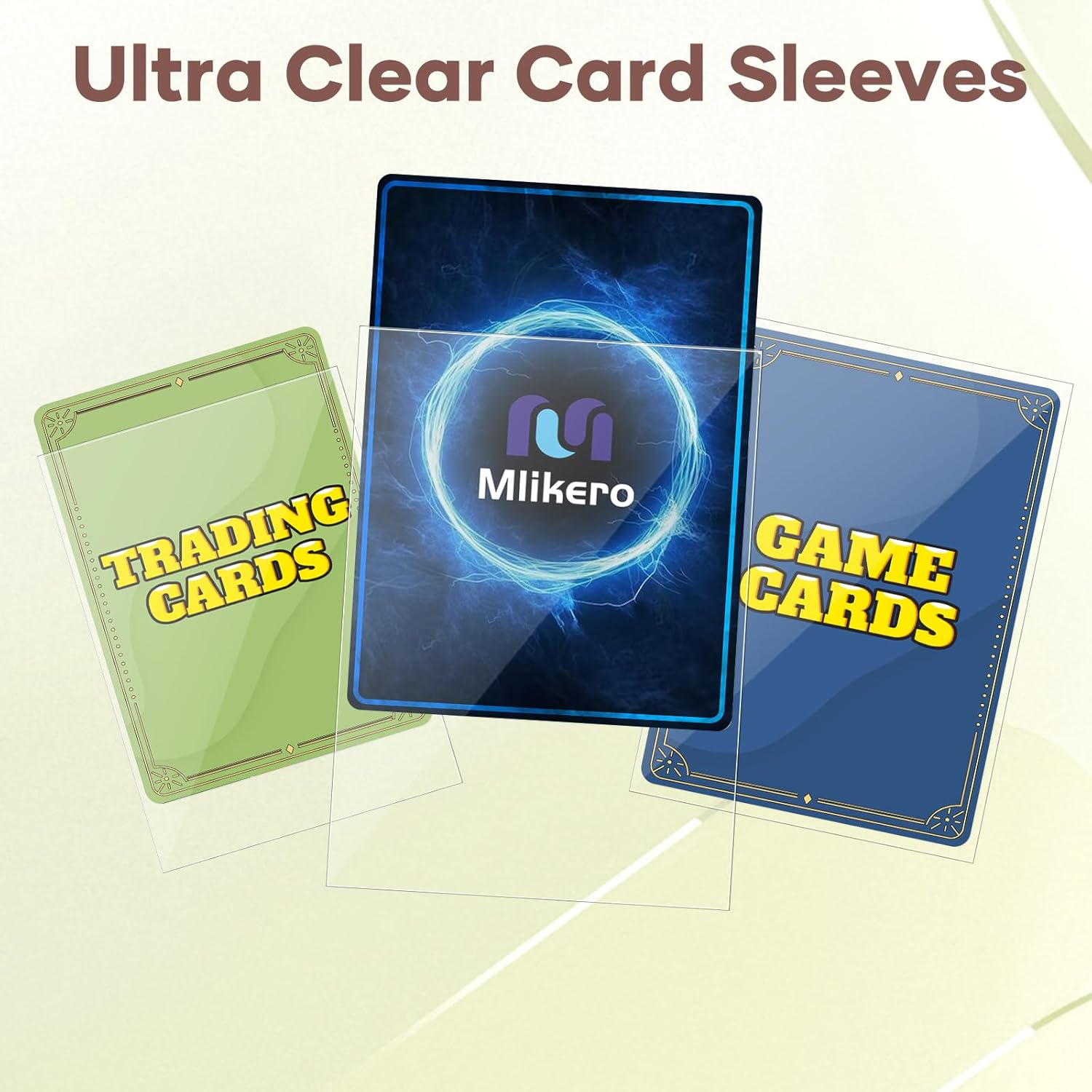 Thumbnail 1 de Mlikero 600 Pcs Clear Card Sleeves – Standard 66 × 91 mm