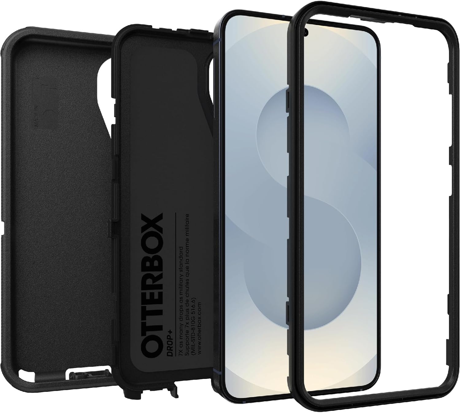 Detalle 2 de OtterBox Defender Case for Samsung Galaxy S25: Ultra-Rugged Protection