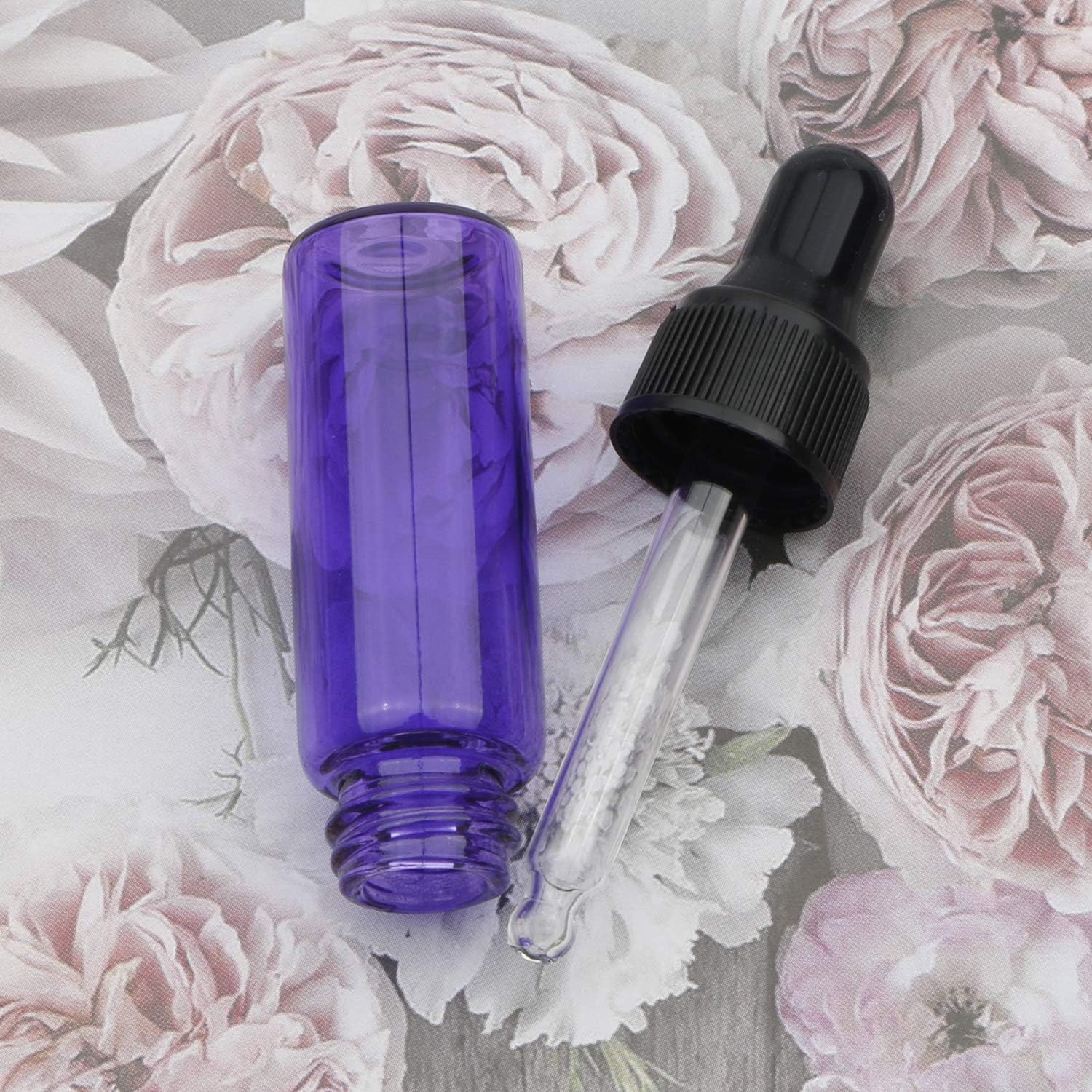 Thumbnail 4 de Pxyelec 30pcs 5ml Purple Glass Dropper Bottles – Refillable Essential Oil & Sample Storage