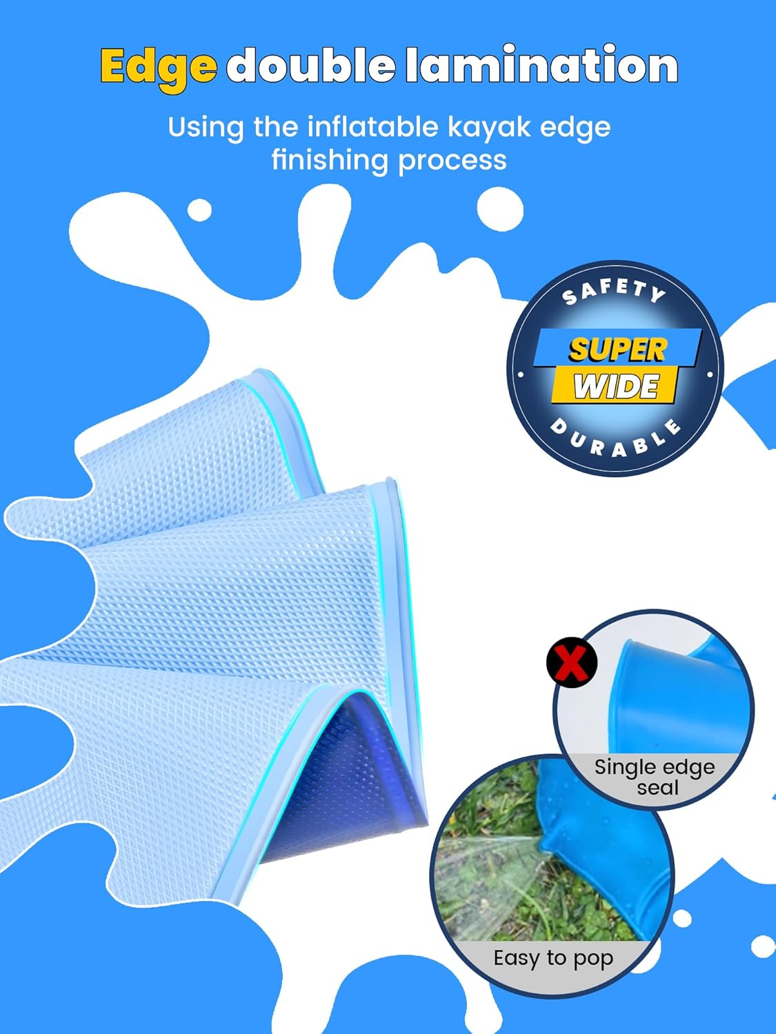 Thumbnail 2 de VISTOP Non-Slip Splash Pad for Kids and Dog (127 inch) – Thickened Water Sprinkler Play Mat