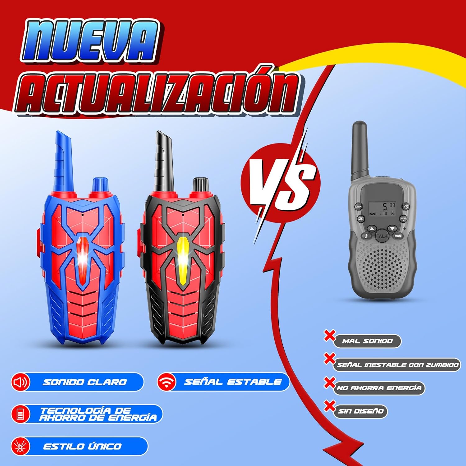 Thumbnail 5 de Toyokid Walkie Talkie niños 1000 ft