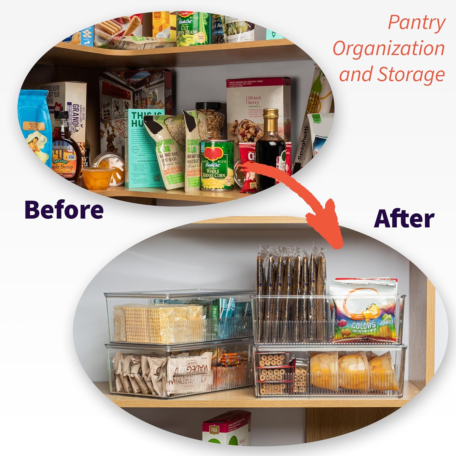 Detalle 2 de ClearSpace Pantry Storage Bins 2 Pack