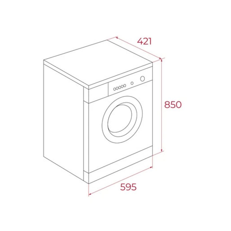 Thumbnail 3 de Teka WMK 40740 lavadora 7 kg 1200 rpm