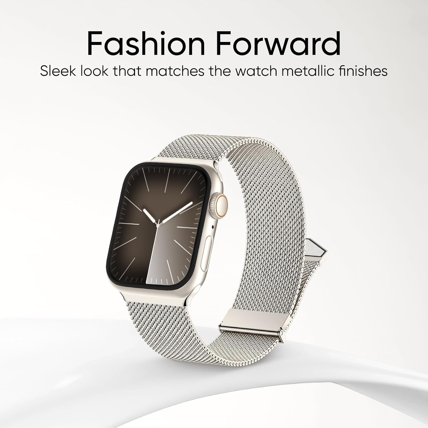 Thumbnail 4 de Metal Magnetic Stainless Steel Strap for Apple Watch (38–49mm) — Dual Magnet Band for Series 1 to 11, SE & Ultra