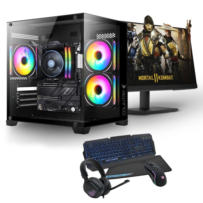 Detalle de PC Racing AMD Ryzen 7 8700G 32 GB, 1 TB + 1 TB SSD y RTX 3060