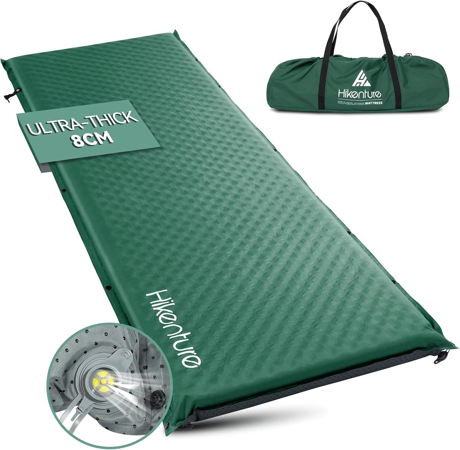Thumbnail 6 de HIKENTURE Self-Inflating Sleeping Pad, 10 cm