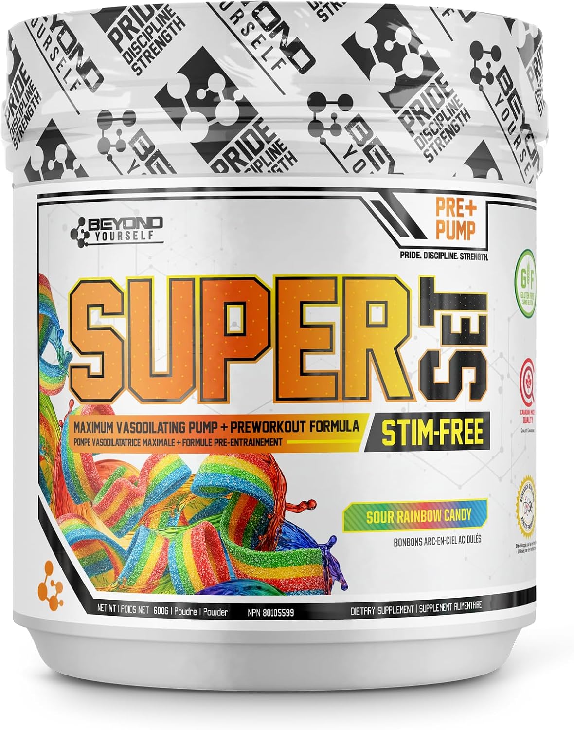 Detalle de Beyond Yourself Stim-Free Pre-Workout 9 g L-Citrulline