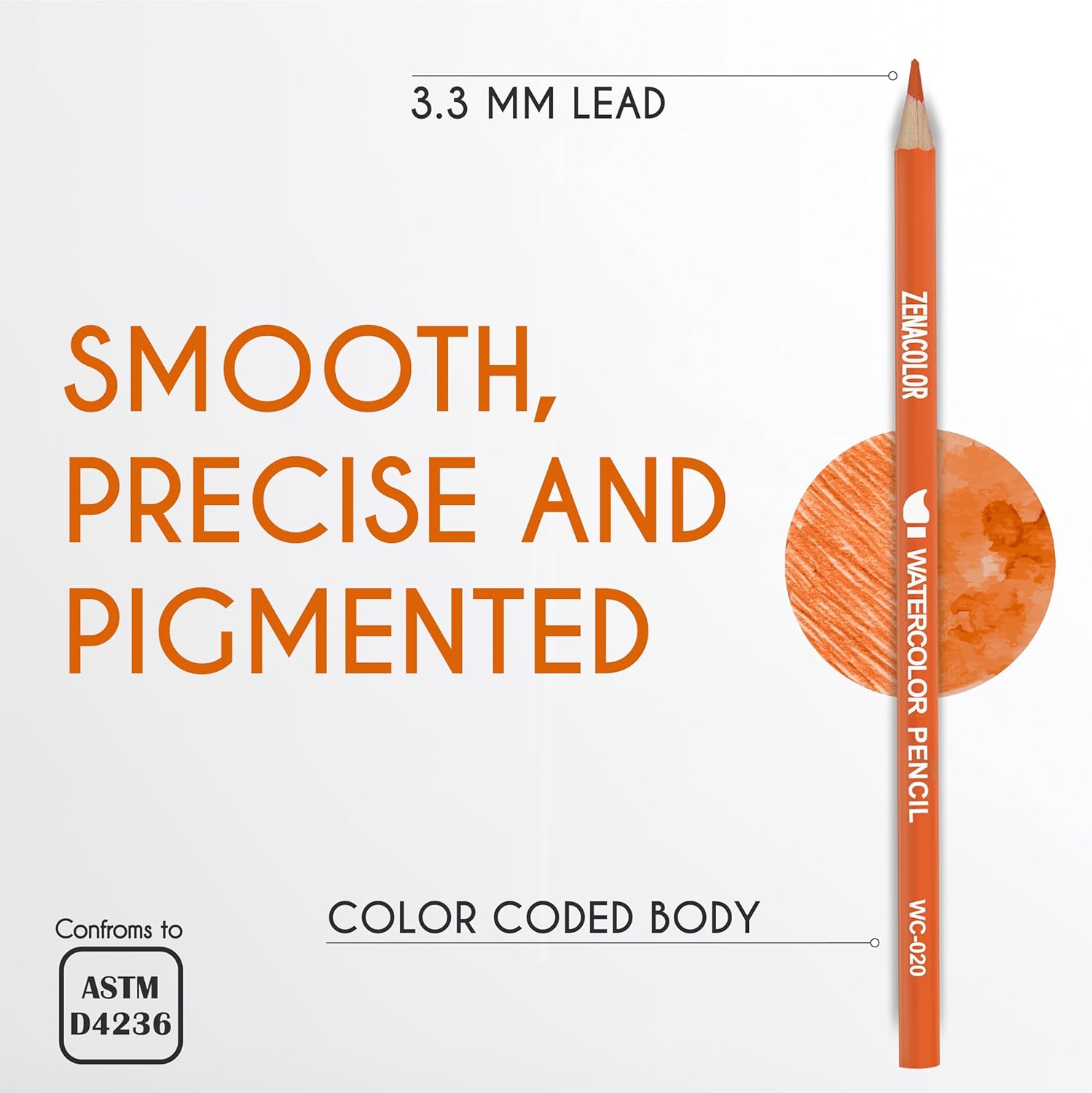 Thumbnail 1 de Zenacolor 72 crayons aquarellables 🎨