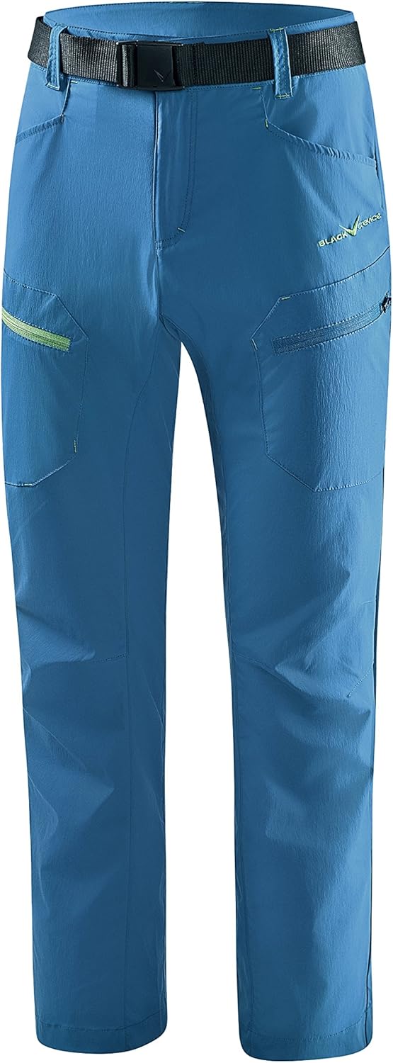Detalle de Black Crevice Pantaloni da Trekking da Uomo: leggeri, resistenti e impermeabili