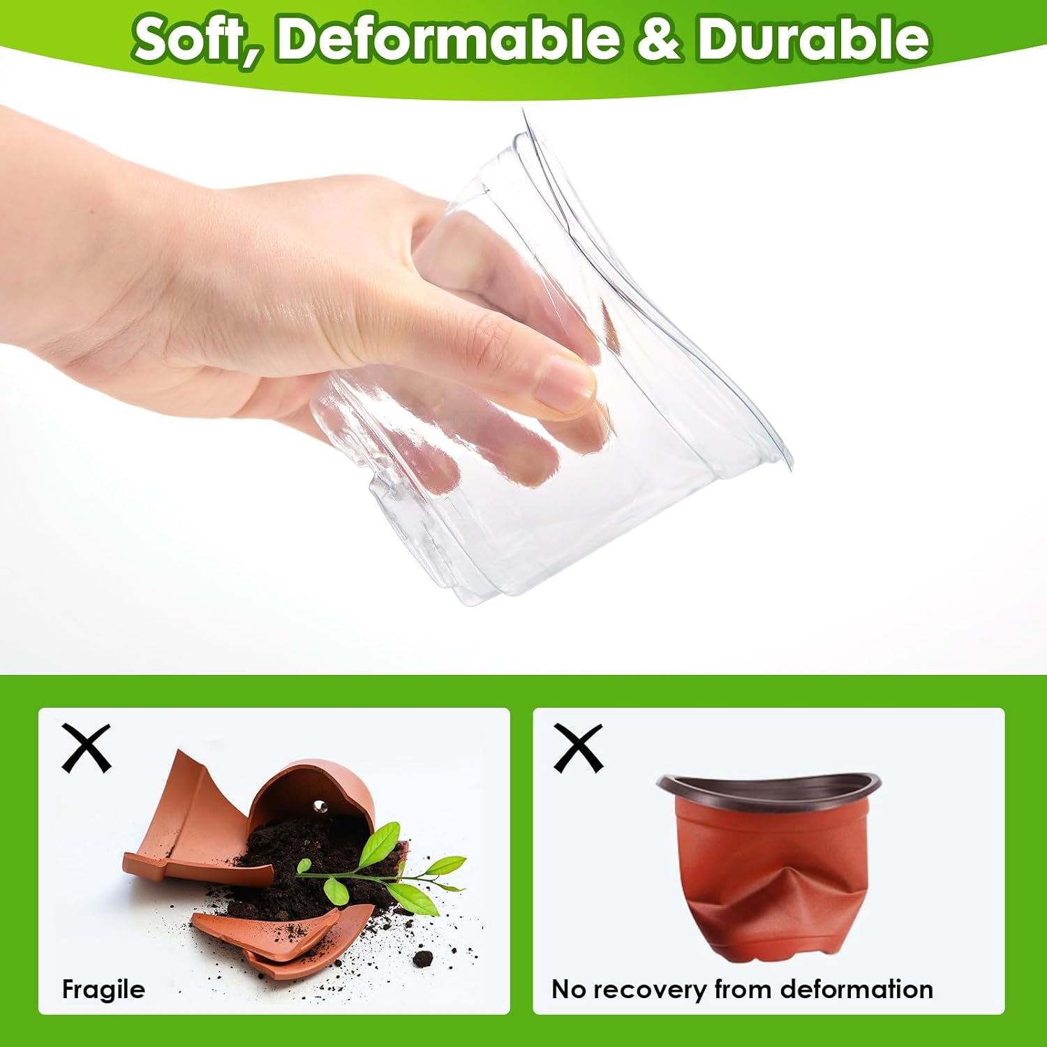 Detalle 1 de Mactoou Anzuchttöpfe Set 30 Stück für Orchideen