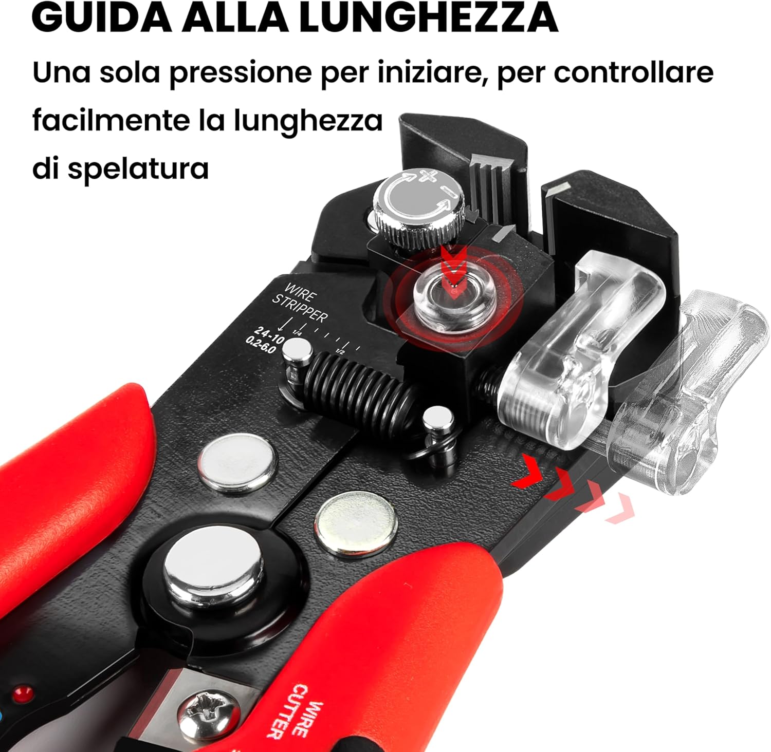 Detalle 2 de KAIWEETS KWS 103 spelafili 3 in 1 0,2–6 mm²