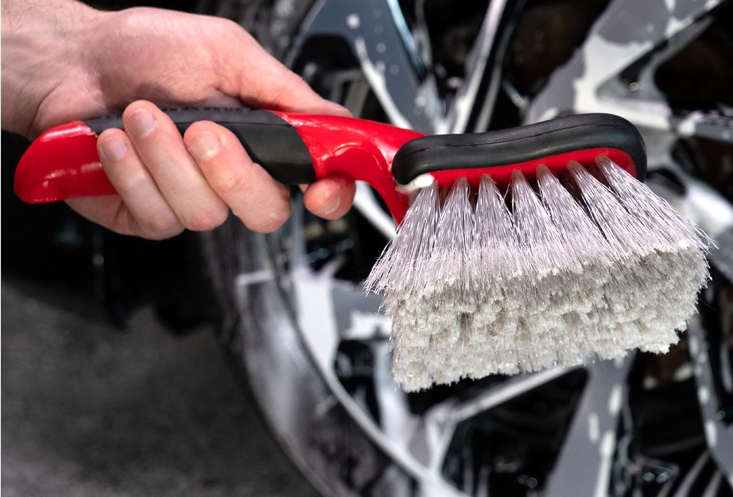 Detalle de Mothers Car Wash Brush 10 Inch tire cleaner 🧽