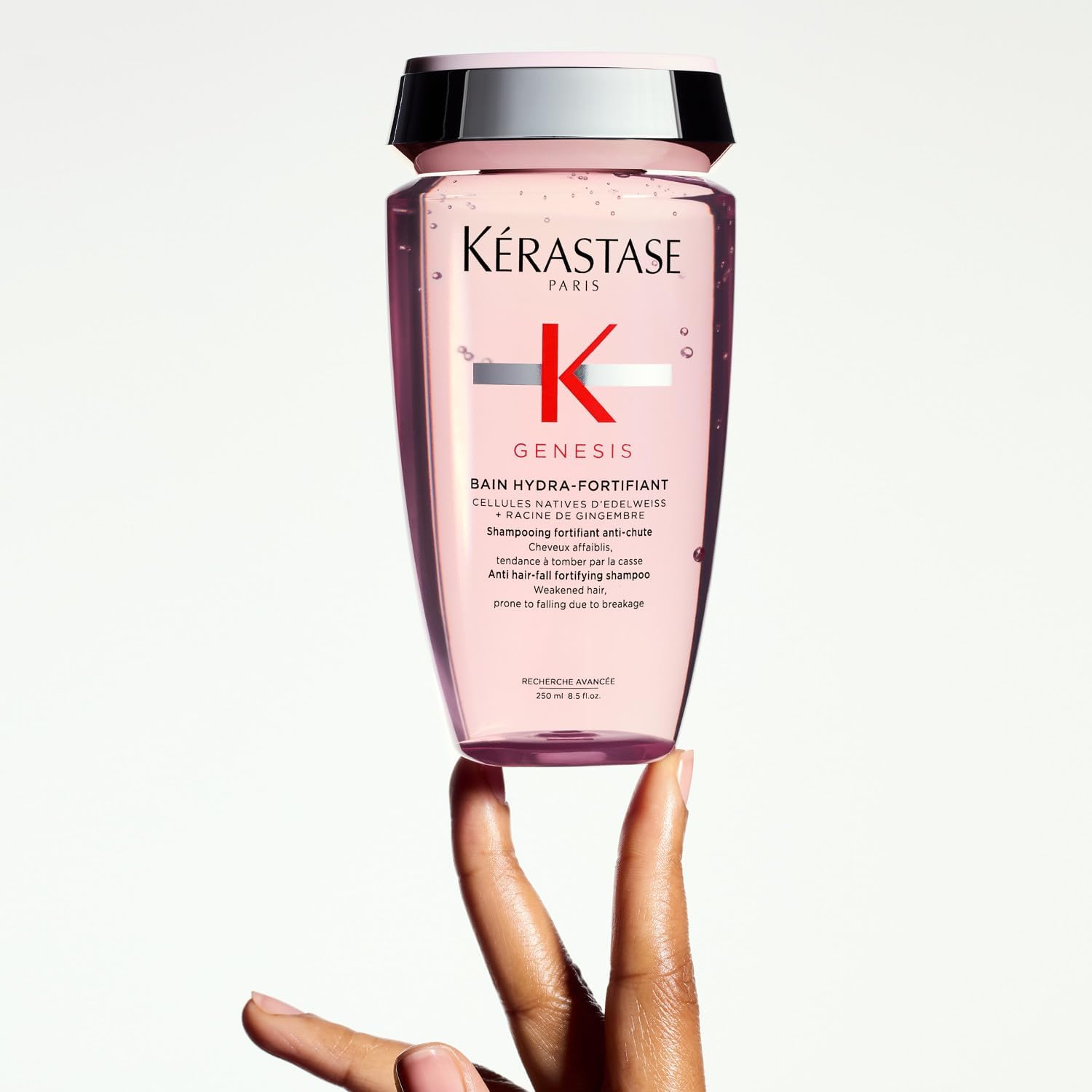 Detalle de Kérastase Genesis Bain Hydra-Fortifiant: shampoo professionale fortificante per capelli fragili