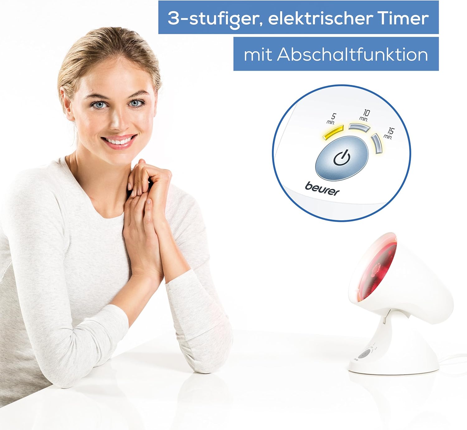 Detalle 2 de Beurer IL 35 Infrarotlampe 1 Stück