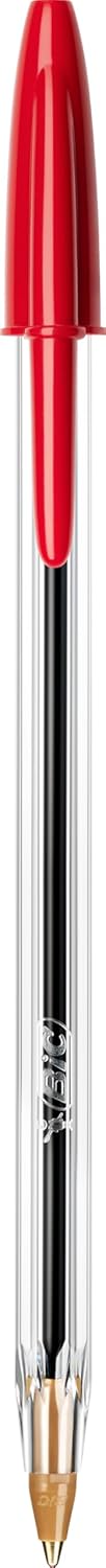 Thumbnail 1 de BIC Cristal Original – Stylos-Bille Pointe Moyenne (1,0 mm) – Rouge, Boîte de 50