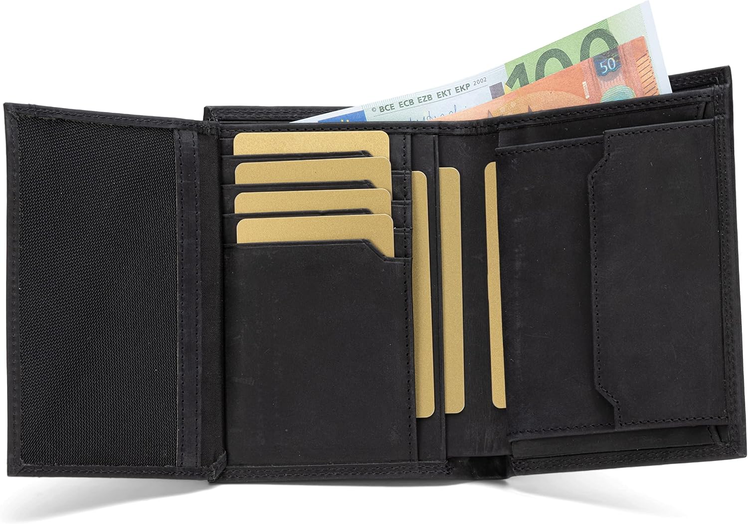 Thumbnail 1 de SERASAR Portafoglio da Uomo in Pelle [Vintage] con Protezione RFID, 12 Slot, Confezione Regalo