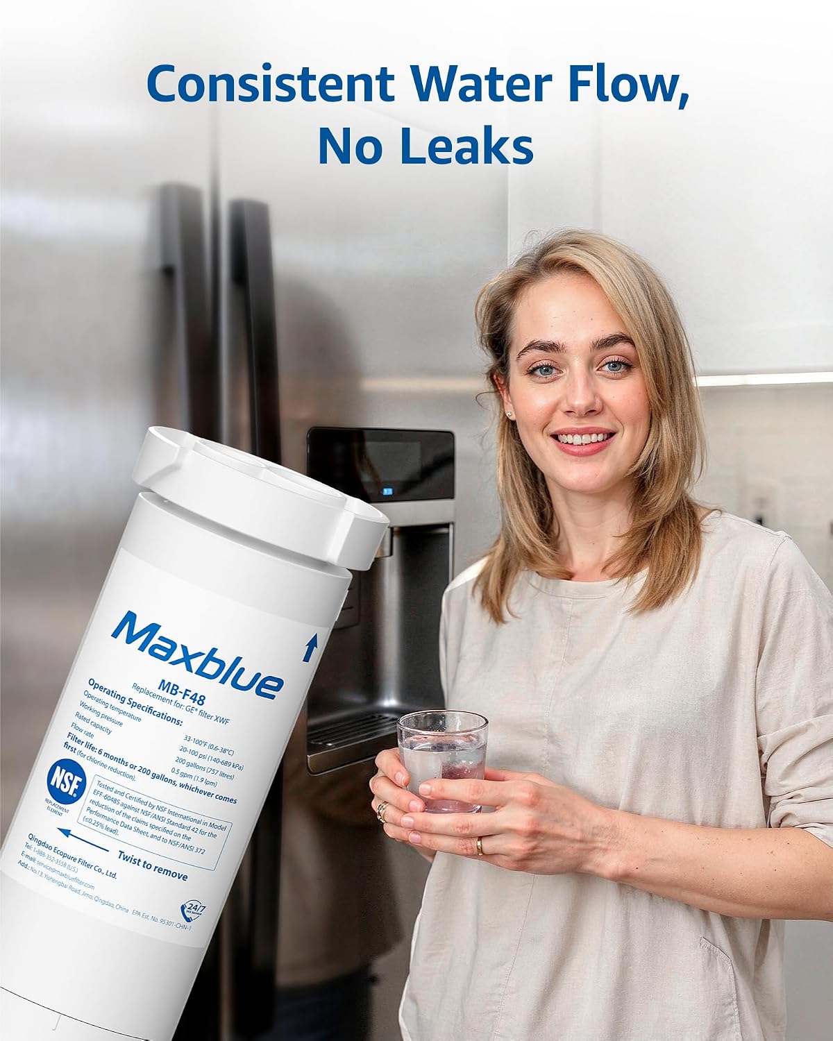 Thumbnail 4 de Maxblue refrigerator water filter XWF