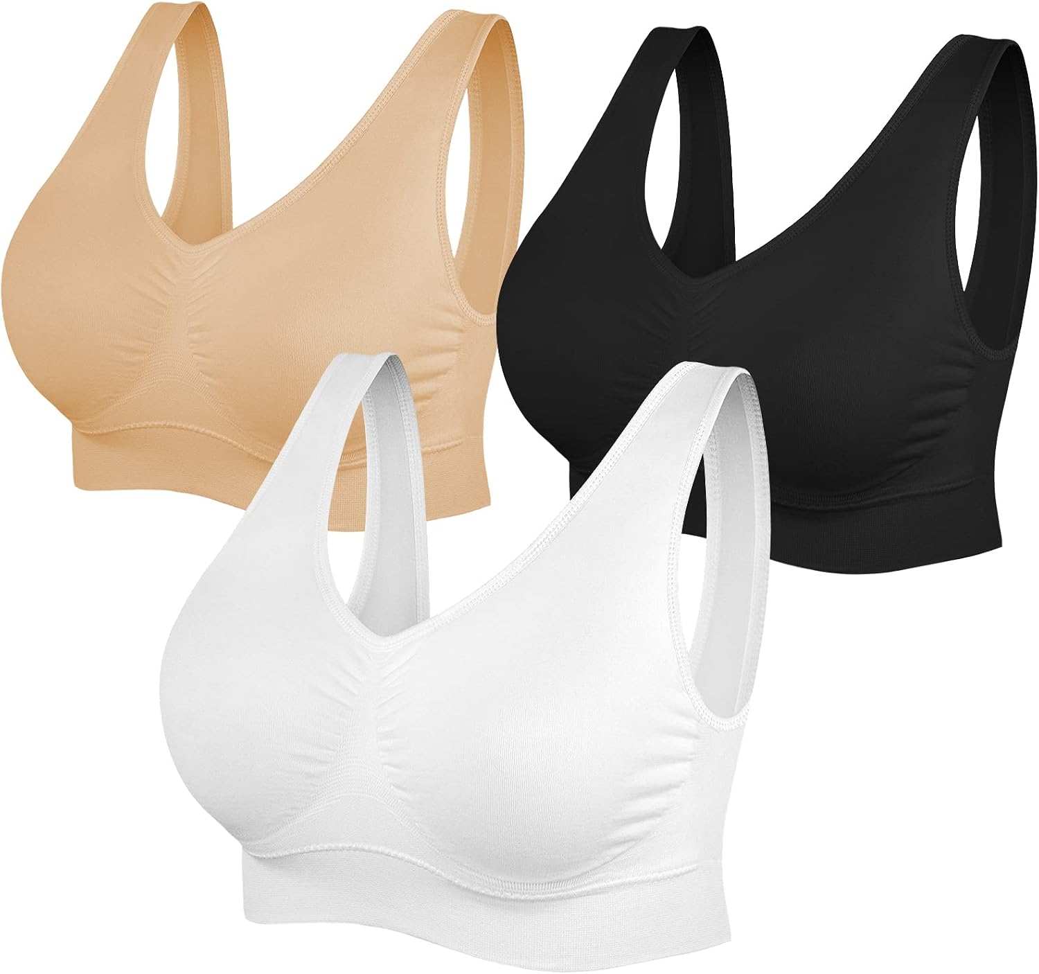 Detalle de SIMIYA Bustier ohne Bügel für Sport-BH