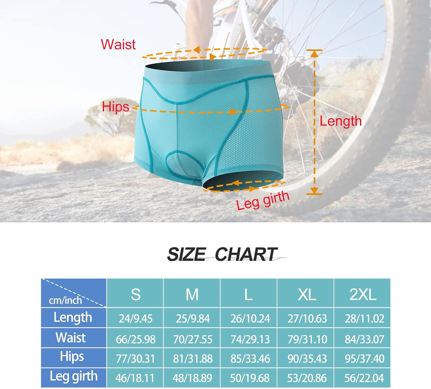 Thumbnail 6 de FEIXIANG Pantaloni da Ciclismo da Donna con imbottitura 4D Gel: comfort, traspiranti e design femminile