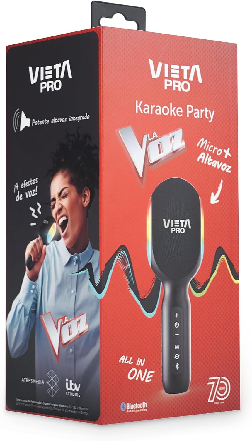 Detalle de Micrófono Vieta Pro Karaoke 10H 📢