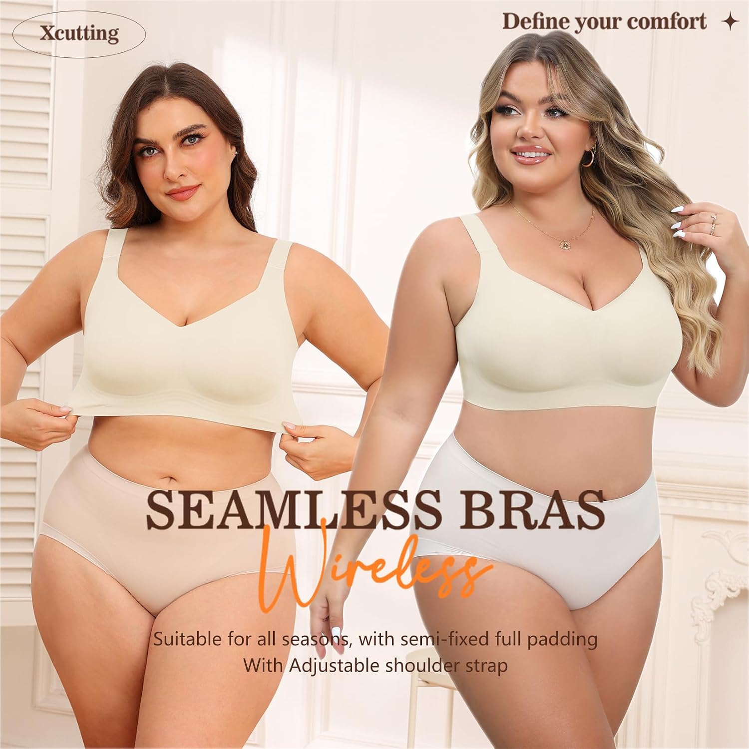 Thumbnail 4 de Xcutting Wirefree Padded Full Coverage Bra 4-row 🩲