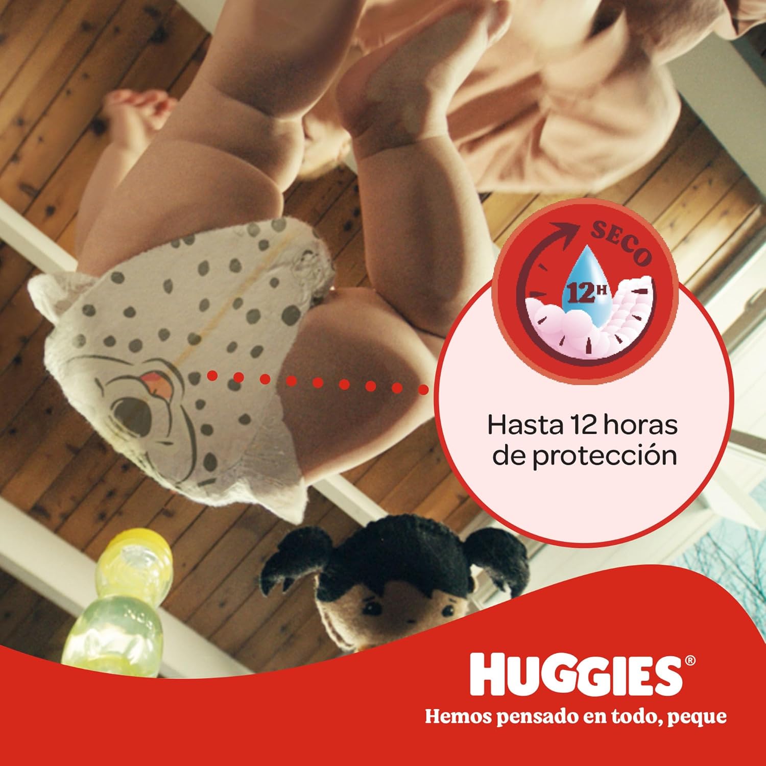 Thumbnail 7 de HUGGIES Little Movers Pañales Disney Talla 3, Comodidad 24/7🧸
