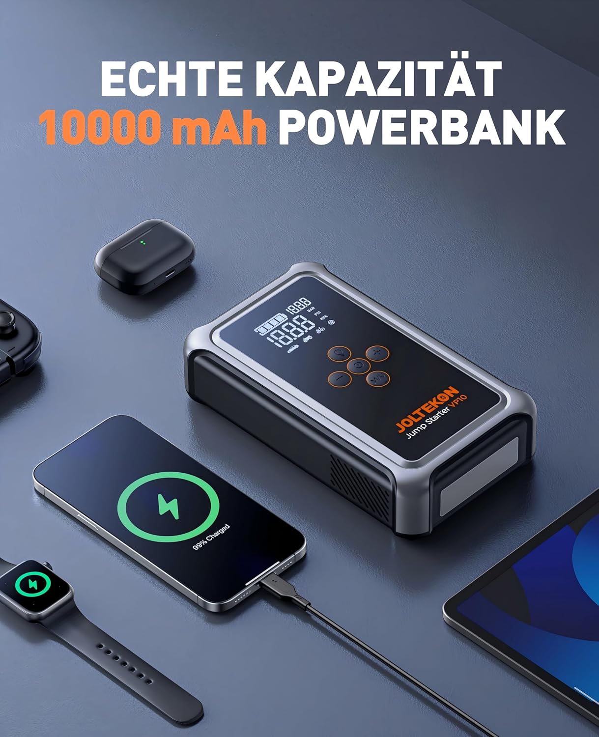 Thumbnail 5 de Joltekon 5000A Starthilfe Powerbank 12V für Pkw