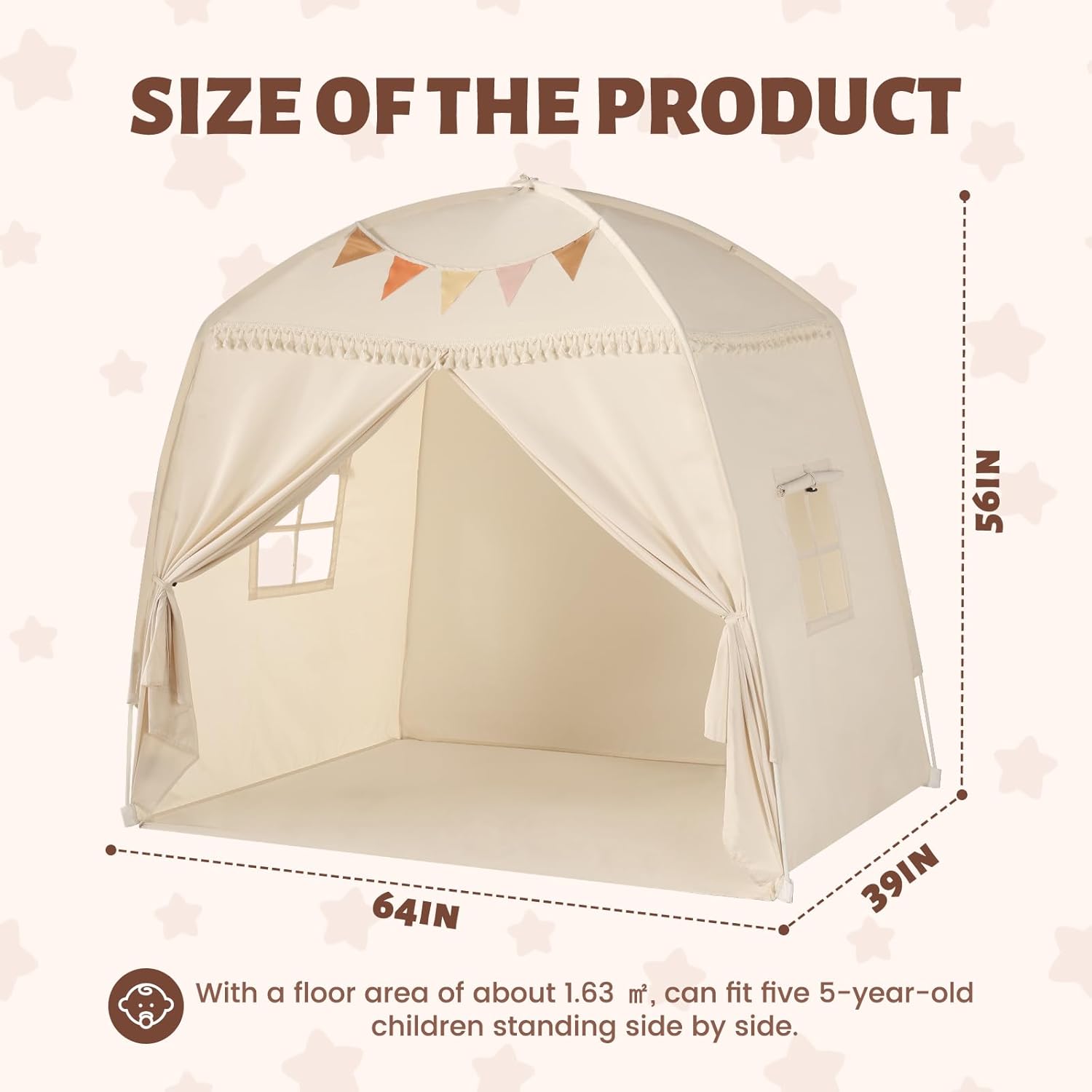 Detalle 2 de Sumbababy Large Teepee Tent 5+ ⛺