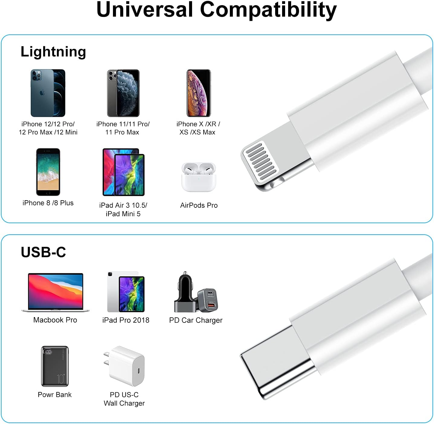 Thumbnail 6 de Long iPhone Fast Charger Cable 10ft