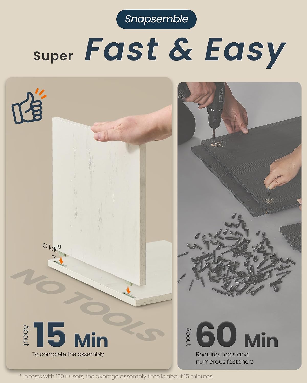 Detalle de SONGMICS Bathroom Storage Cabinet, 67-Inch Tall