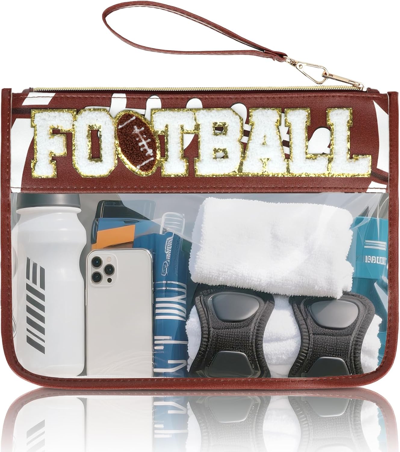 Detalle de Clear Zipper Pouch, Nylon and PVC