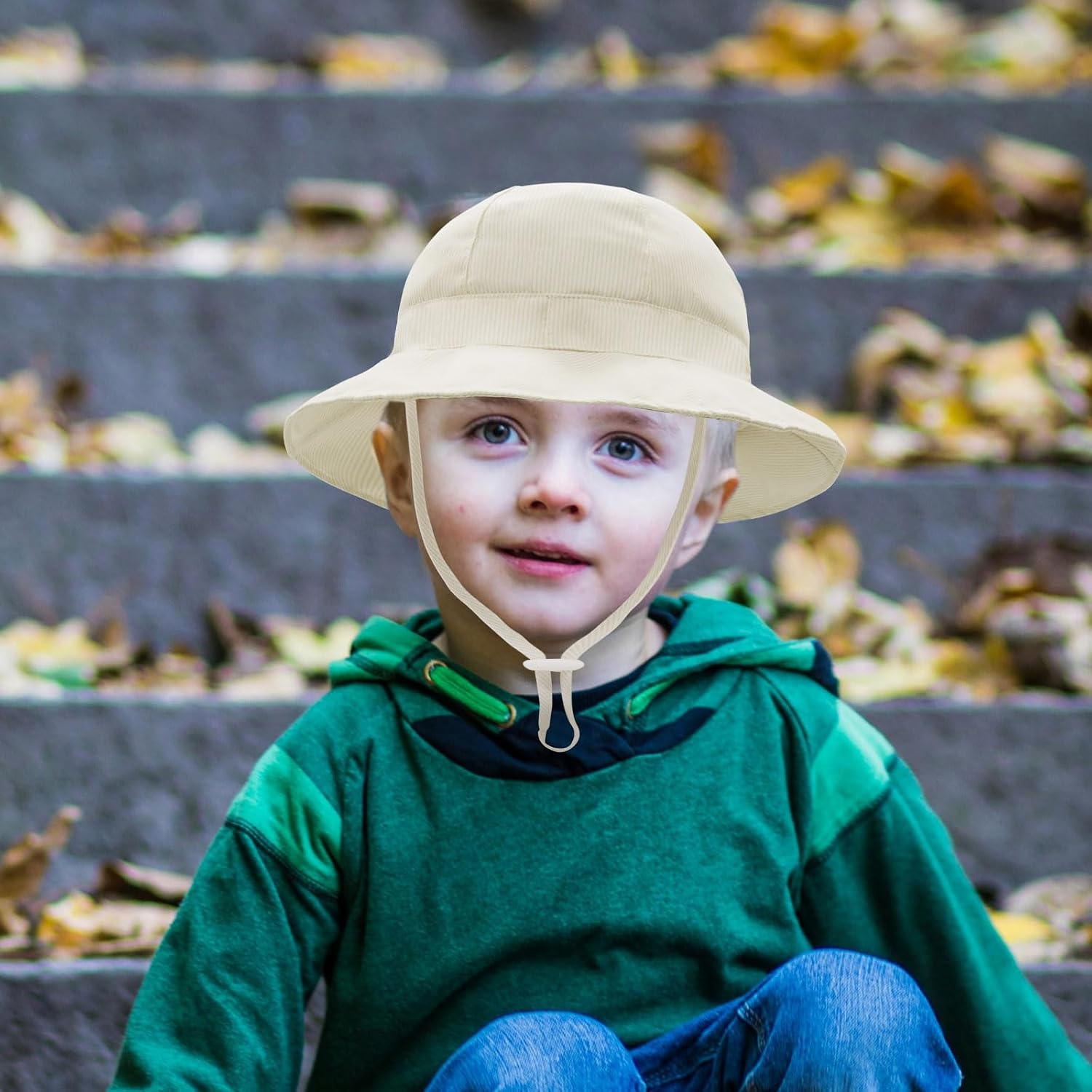 Thumbnail 6 de YAMEIZE Baby Sun Hat: Adjustable Wide Brim UV50+ Sun Protection Hat for Toddlers
